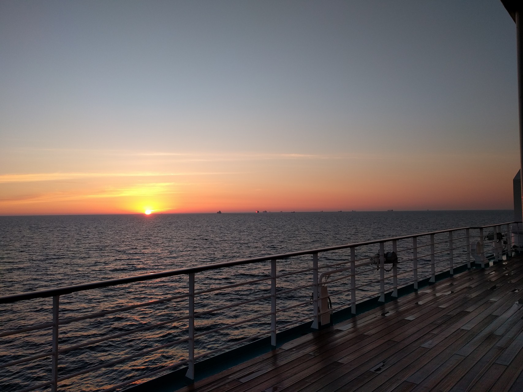 Sunset from the deck